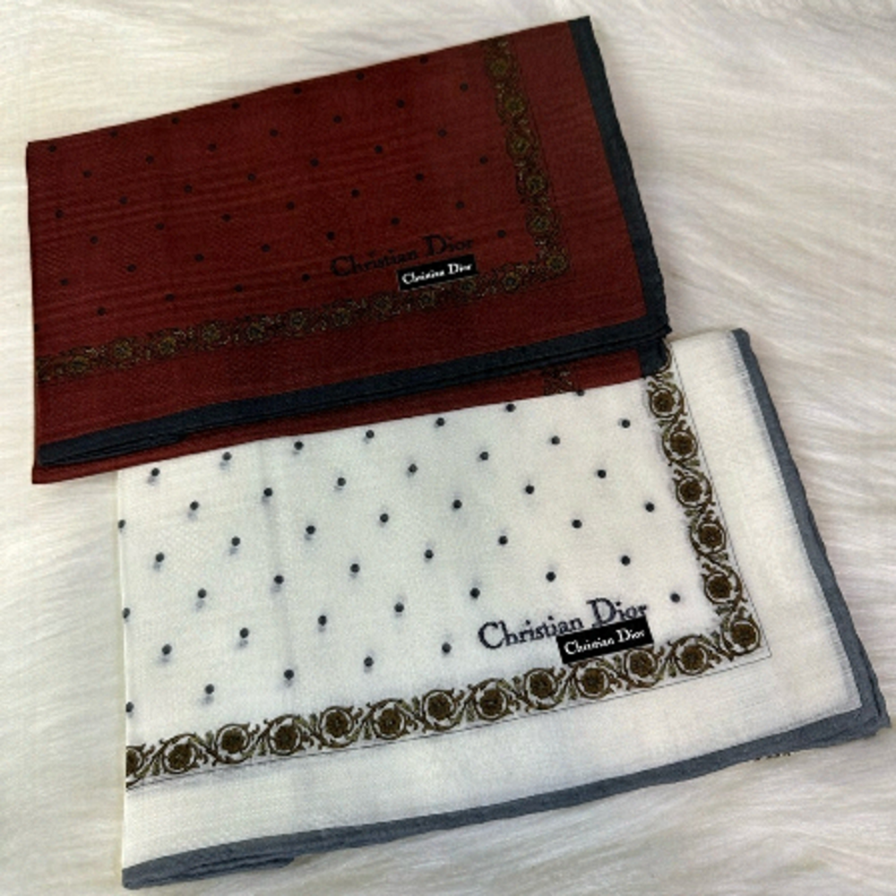 CHRISTIAN DIOR cotton handkerchief bundle